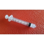 Syringe, plastic, 3ml, luer lock