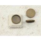 BULK PACK 50, 10mm plain round bezel setting, antiqued bronze