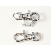 SALE: 38mm Lobster Clasp, nickel colour, each