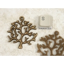 45mm Pendant, Tree, antiqued bronze