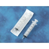 Syringe, plastic, 20ml - 25ml, slip tip eccentric
