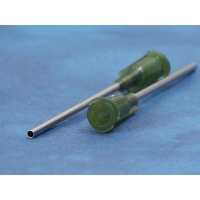 Syringe needle, blunt end, 14 gauge