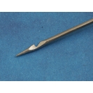 Awl, Bead Reamer Repair Tool, hook end, Plastic Handle, 135mm