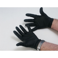 Nitrile Super-strength protective Gloves, black, size X-large